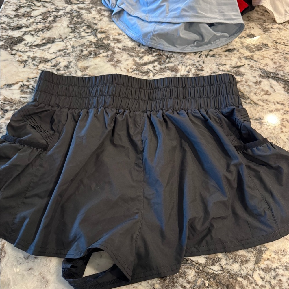 Women's Black Athletic Shorts